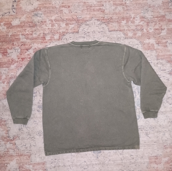 Stars on Ice  2001 VTG Olive Green Cotton Unisex Sweatshirt  Large - Picture 4 of 12